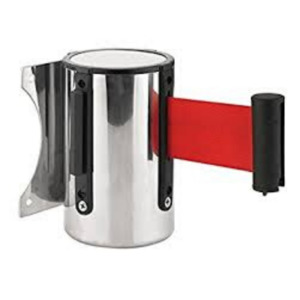 Products: Head only Wall Mount Retractable Queuing Stanchion - Basepoint Trade Supplies Depot
