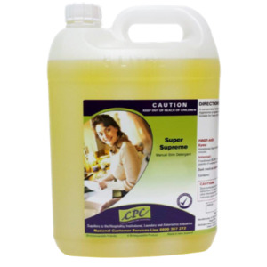 Products: Super Supreme – Manual Dishwash Detergent 5L - Basepoint Trade Supplies Depot