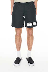 Boardshorts Mens: HUFFER Zoom Staple Trunk Black