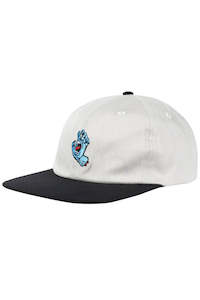 Hats: SANTA CRUZ Screaming Hand Cap 6 Panel Concrete