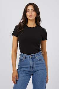 All About Eve: ALL ABOUT EVE Eve Regular Tee Black