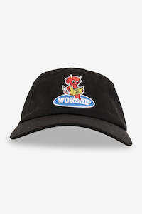 Caps: WORSHIP Be Cool 6 Panel Hat Black