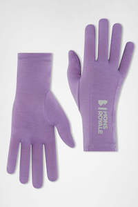 MONS ROYALE Unisex Volta Merino Glove Liners Vert Lock Up Lupin