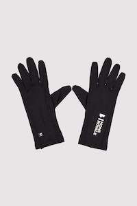 Gloves: MONS ROYALE Unisex Olympus Merino Glove Liners Vert Lock Up Black