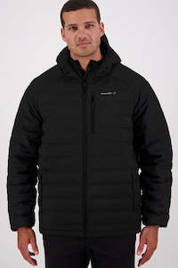 SWANNDRI Storm Down Mens Jacket Black