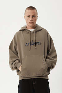 AFENDS Antic Boxy Pull On Hood Fossil