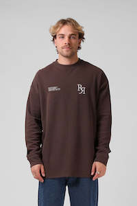 Tees Long Sleeve Mens: RPM Street Ls Tee Chocolate