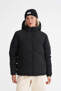 HUFFER Womens Classic Down Jacket Black