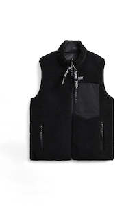 TAION Unisex Down X Boa Reversible Down Vest Black Black