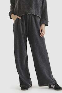 SASS Carrson Sweatpant Washed Black