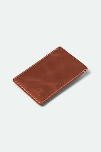 BRIXTON Traditional Card Holder Brown Leather