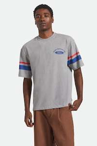 Crews Mens: BRIXTON Ford Truck Country Jersey Heather Grey