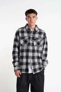 HUFFER 9 To 5 Shacket Concrete Check