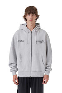 Hoodies Mens: BARNEY COOLS Ns Zip Hood Grey Melange