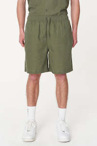 HUFFER Lin In Relax Short Khaki