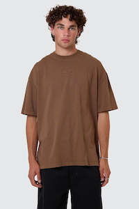THRILLS Superior Thrills Box Fit Oversize Tee Trader Brown