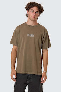 Tees Mens: THRILLS Thrills Workwear Embro Merch Fit Tee Desert