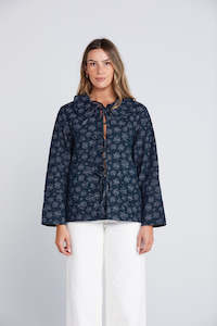 Jackets Womens: THING THING Commence Shacket Inkwell Bloom