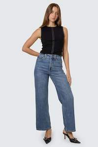 Jeans Womens: THRILLS Holly Stretch Jean Stoned Blues