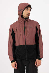 MONS ROYALE Mens Diversion Wind Jacket Alu Coffee Black