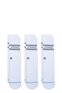 STANCE Basic 3 Pack Crew White