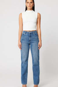 ABRAND 94 Straight Kim Mid Blue