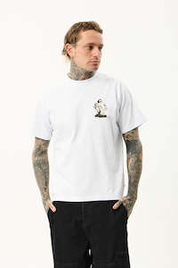 Afends: AFENDS We Are Fam Heavyweight Boxy Tee White