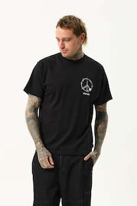 Afends: AFENDS Energy Boxy Tee Black