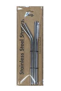 PLUG Stainless Steel Straws 4 Pack