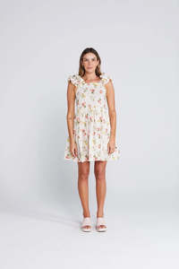 THING THING Zig Ruffle Dress Summer Haven