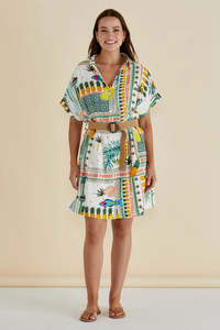 BETTY BASICS Archer Dress Paradise Print Multi