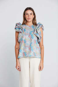 THING THING Sashay Top Floral Frenzy