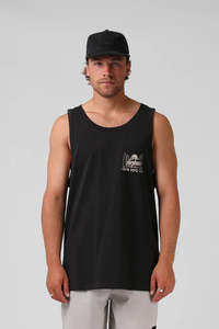 RPM Land Cruiser Singlet Old Black