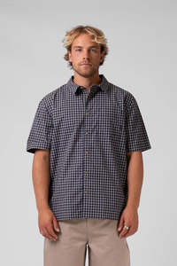 Mens: RPM Check Mate Shirt Navy