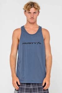 Mens: RUSTY Vital Tank China Blue