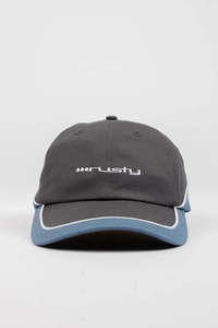 RUSTY Double Dip Dad Cap Coal
