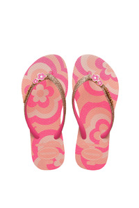 HAVAIANAS Kids Slim Glitter Ii Blossom Pink Flux 3128