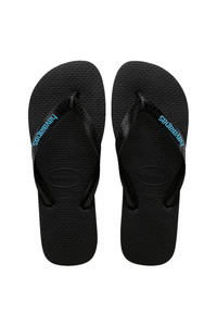 HAVAIANAS Logo Filete Black Blue 3983