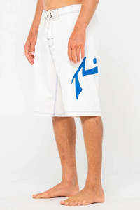 RUSTY Fixed Competition Revolution Boardshort White