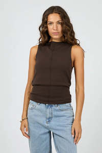 Sale: SILENT THEORY Ellis Tank Top Chocolate