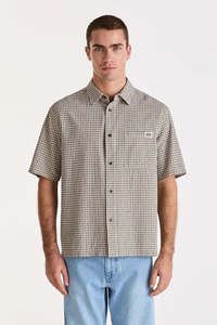 LEE Boxcutter Shirt Ecru Check