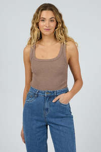 SILENT THEORY Mia Tank Brown