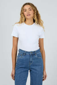 Tees Womens: SILENT THEORY Bella Tee White