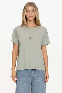 Tees Womens: THRILLS Haven For The Reckless Relaxed Tee Dirty Sage