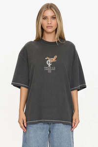 Tees Womens: THRILLS Take It Easy Os Tee Merch Black