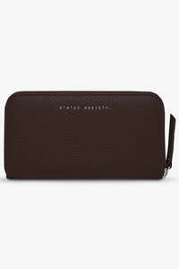 Wallets Unisex: STATUS ANXIETY Yet To Come Cocoa