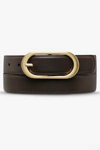 STATUS ANXIETY Final Loop Choc Nappa Gold