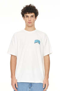 HUFFER Bomb Block Tee Chalk