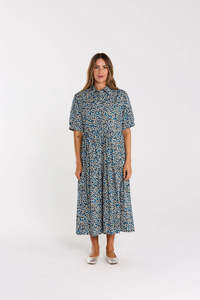 Dresses Womens: THING THING Luna Dress Blue Moon Garden