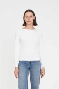 HUFFER 365 Ls Jersey Top Chalk